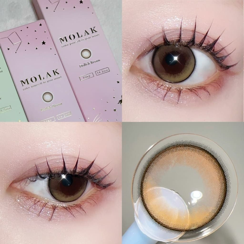 ドーリッシュブラウン　モラク　装用画像