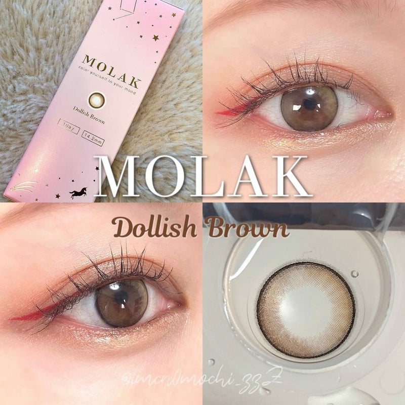 ドーリッシュブラウン　モラク　装用画像