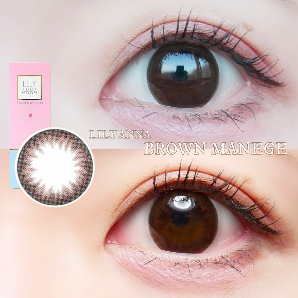リリーアンナ　ブラウンマネージュ　装用画像