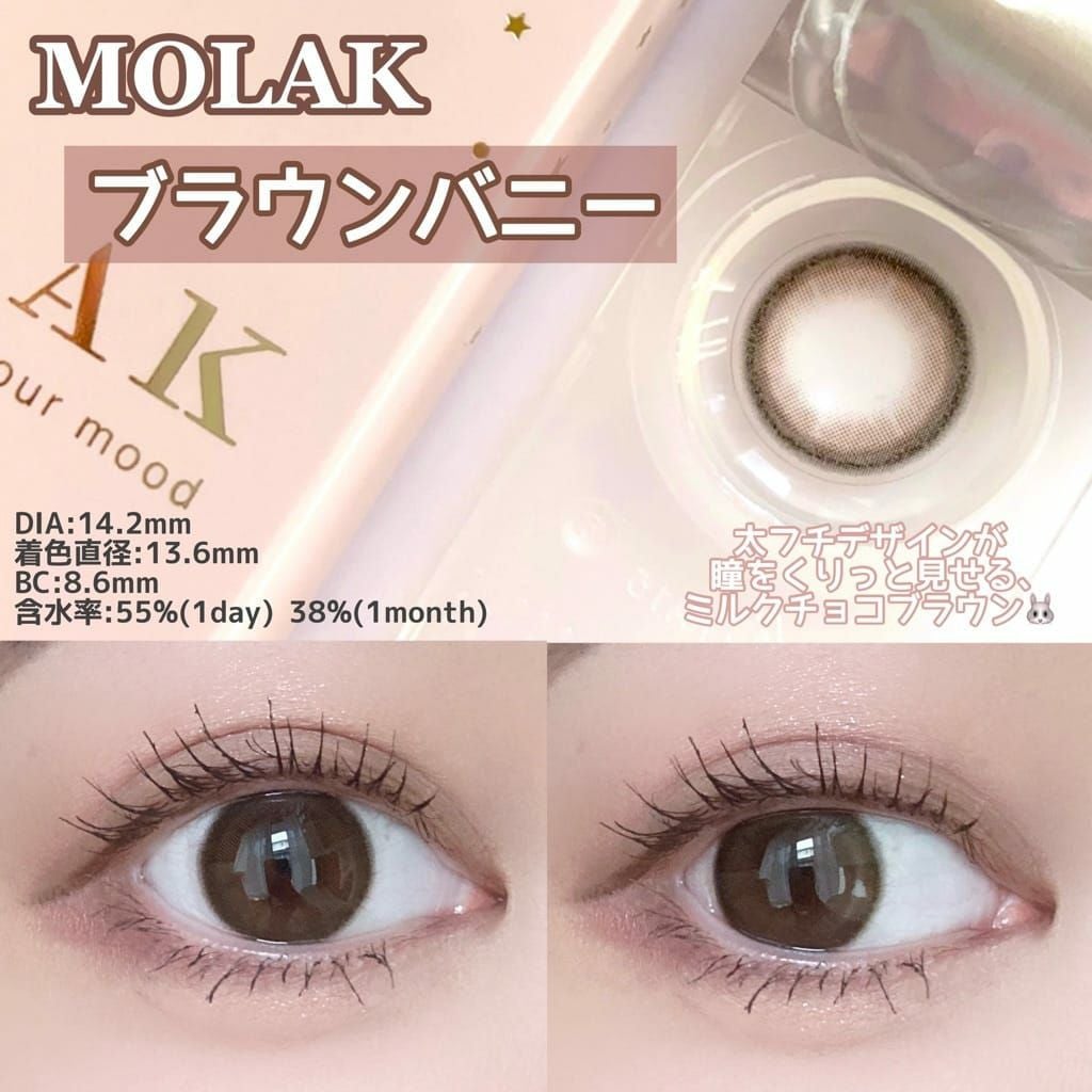 モラク　ブラウンバニー　装用画像