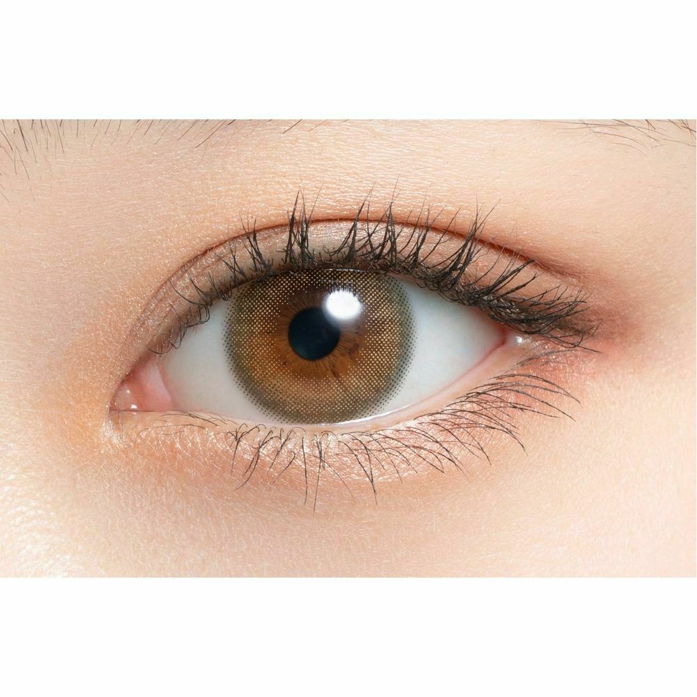 ミムコ(mimuco) カラコン - かわにしみき(みきぽん) メープルミルクティー 装用画像