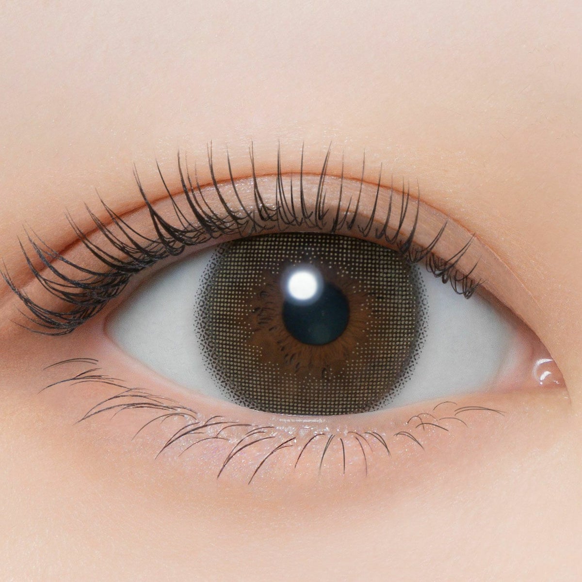 メロール(melloew) カラコン - 「めるる」こと生見愛瑠イメージモデル [1day] メロール ピュアヌード 装用画像