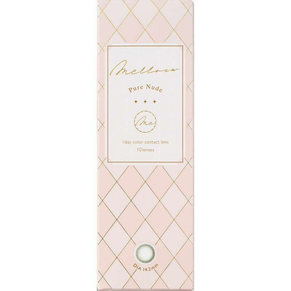 メロール(melloew) カラコン - 「めるる」こと生見愛瑠イメージモデル [1day] メロール ピュアヌード パッケージ画像