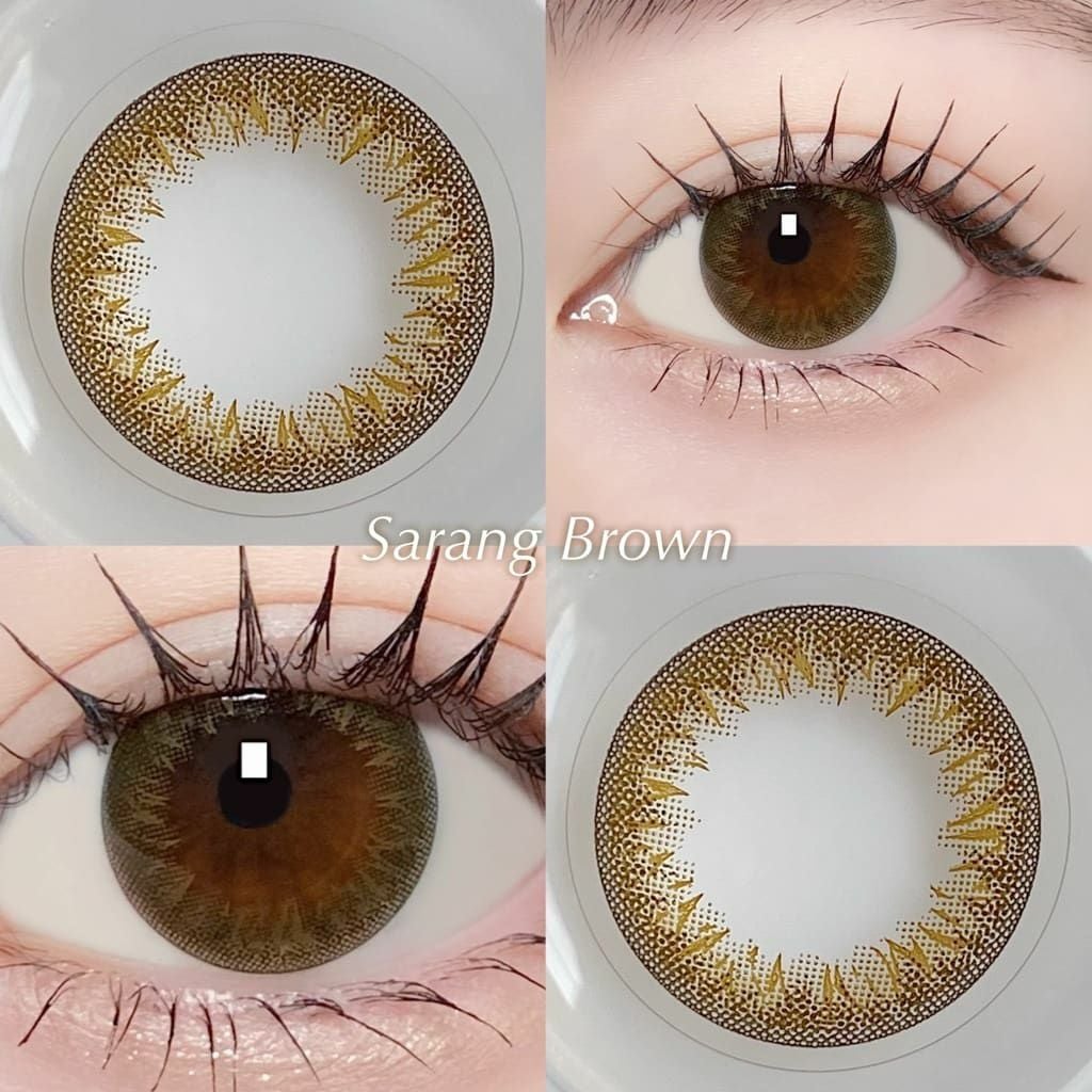 リリーアンナ　サランブラウン　装用画像