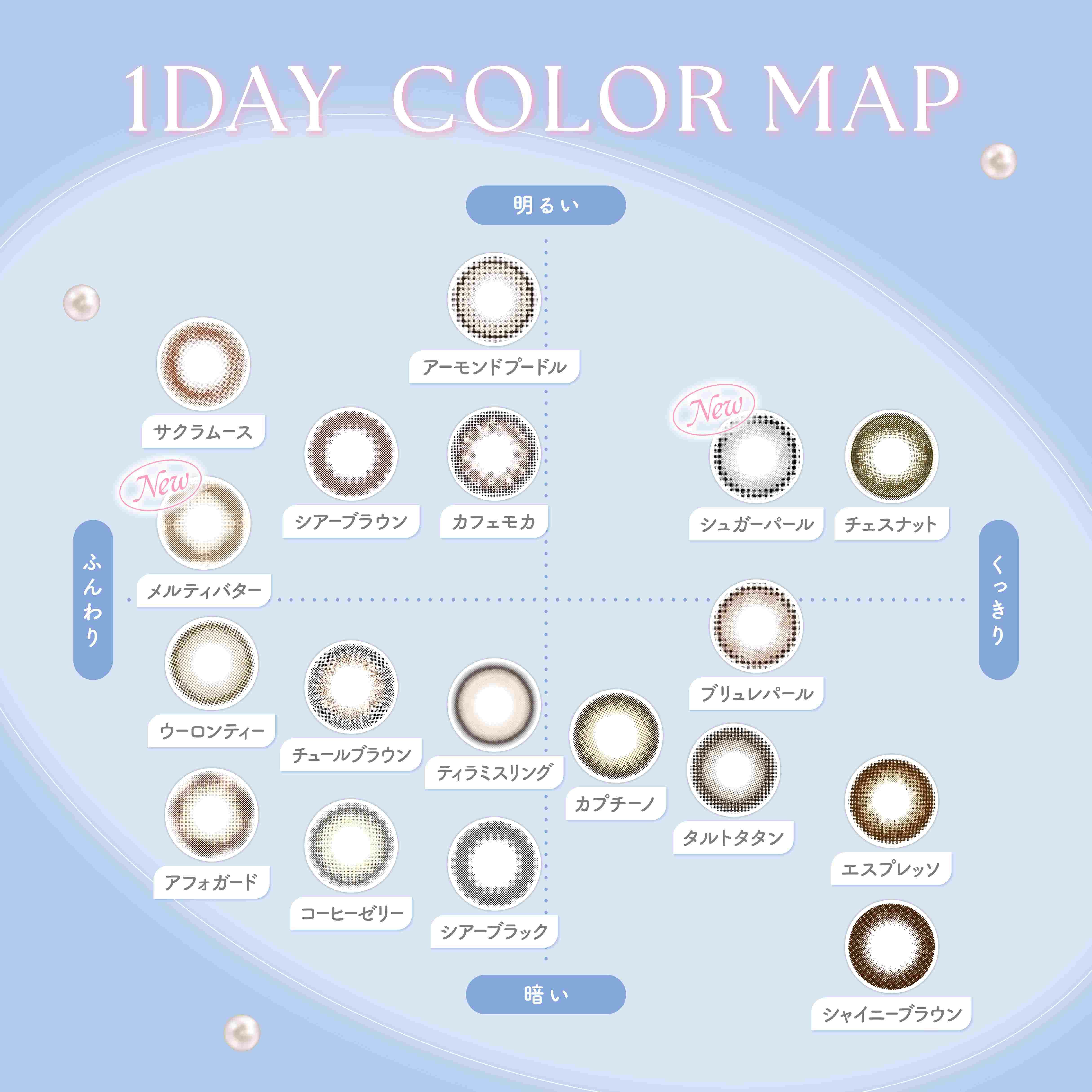 1day] シアーブラウン フェリアモ 白石麻衣| カラコン通販 LILY ANNA