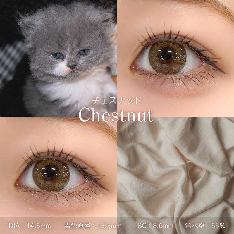 フェリアモ　チェスナット　レンズスペック