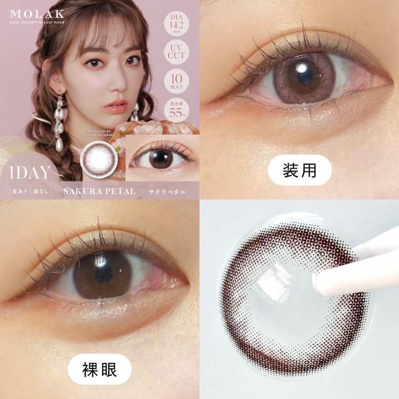 モラク　サクラペタル　装用画像