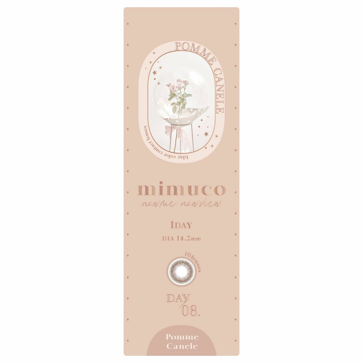 ミムコ(mimuco) カラコン - かわにしみき(みきぽん) ポムカヌレ パッケージ画像