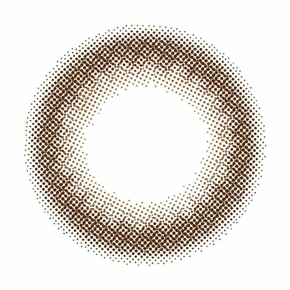 メロール(melloew) カラコン - 「めるる」こと生見愛瑠イメージモデル [1day] メロール ブラウンシュー レンズ画像