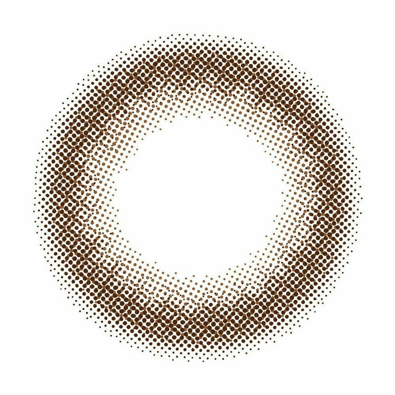 メロール(melloew) カラコン - 「めるる」こと生見愛瑠イメージモデル [1day] メロール ブラウンシュー レンズ画像