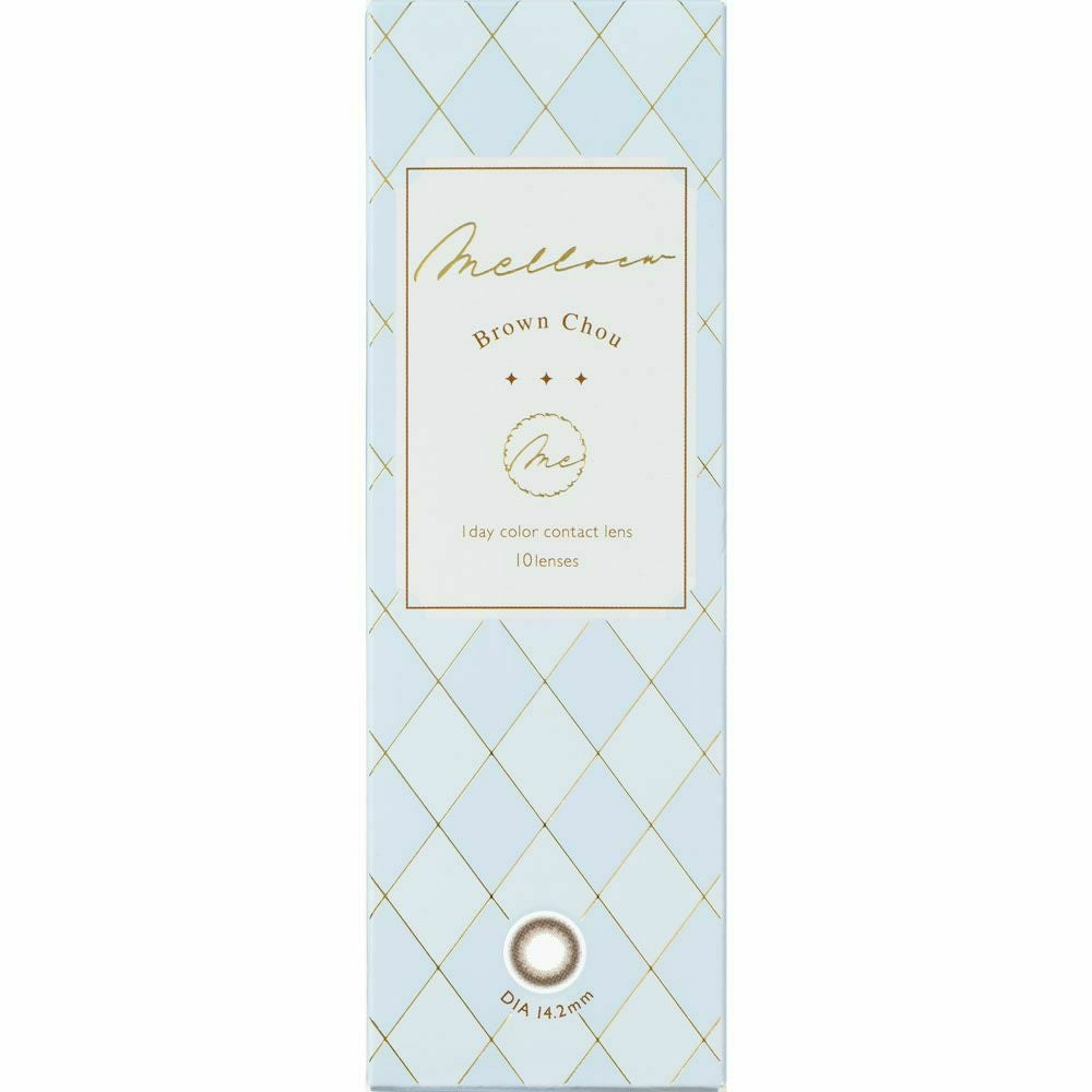メロール(melloew) カラコン - 「めるる」こと生見愛瑠イメージモデル [1day] メロール ブラウンシュー パッケージ画像