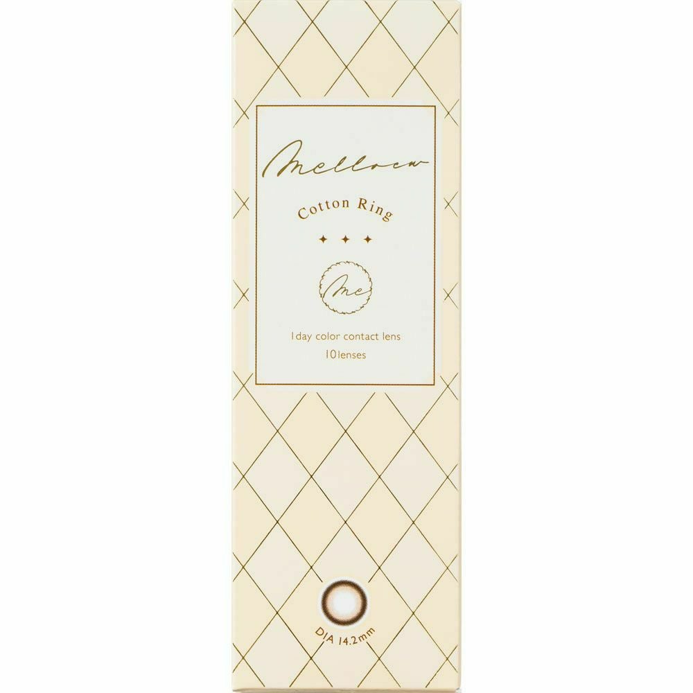 メロール(melloew) カラコン - 「めるる」こと生見愛瑠イメージモデル [1day] メロール コットンリング パッケージ画像