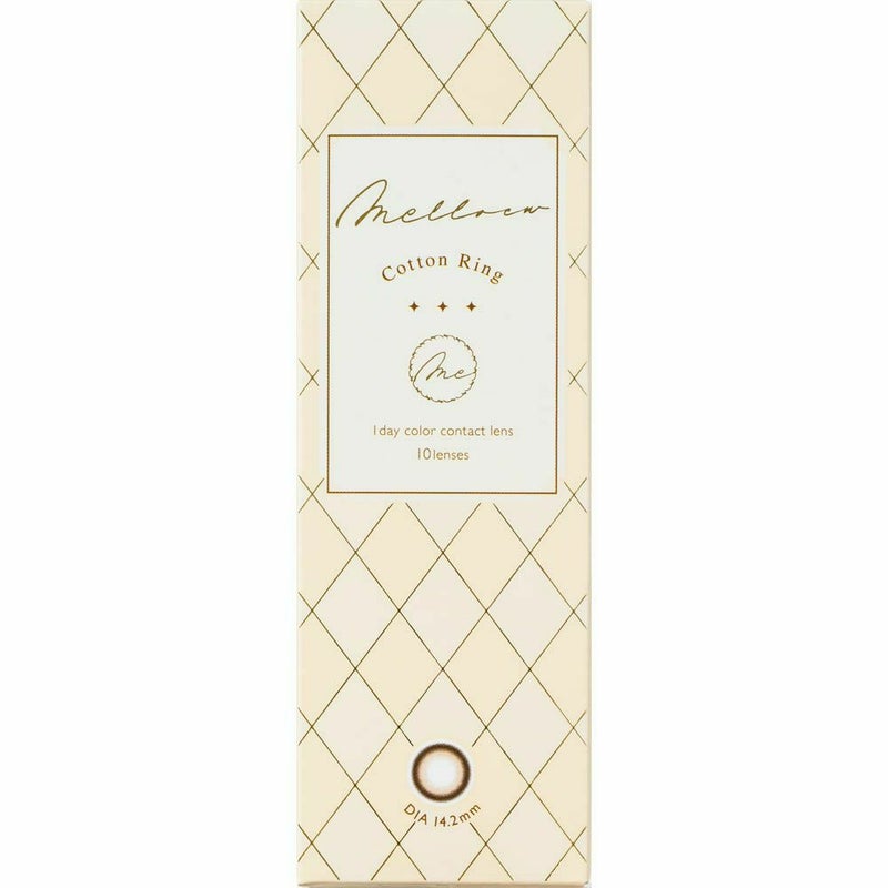 メロール(melloew) カラコン - 「めるる」こと生見愛瑠イメージモデル [1day] メロール コットンリング パッケージ画像
