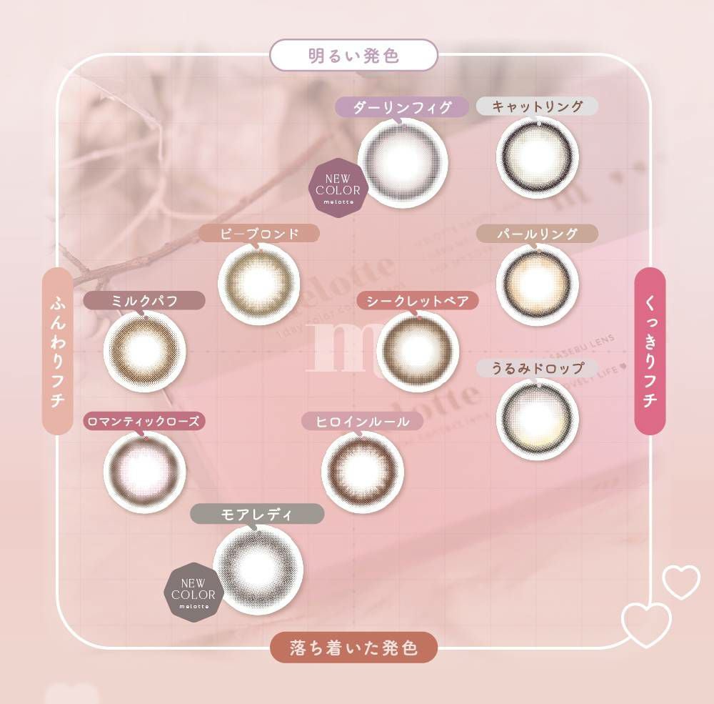 早い者勝ち【正規品】コンプリートばかり！まとめ売り❤︎ボンボンドロップ　うるちゅる 1day] うるみドロップ メロット| カラコン通販（送料無料） LILY ANNA