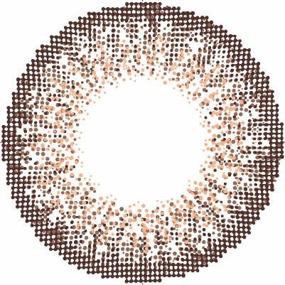 ラヴェール　ブラウンミラージュ　レンズ画像