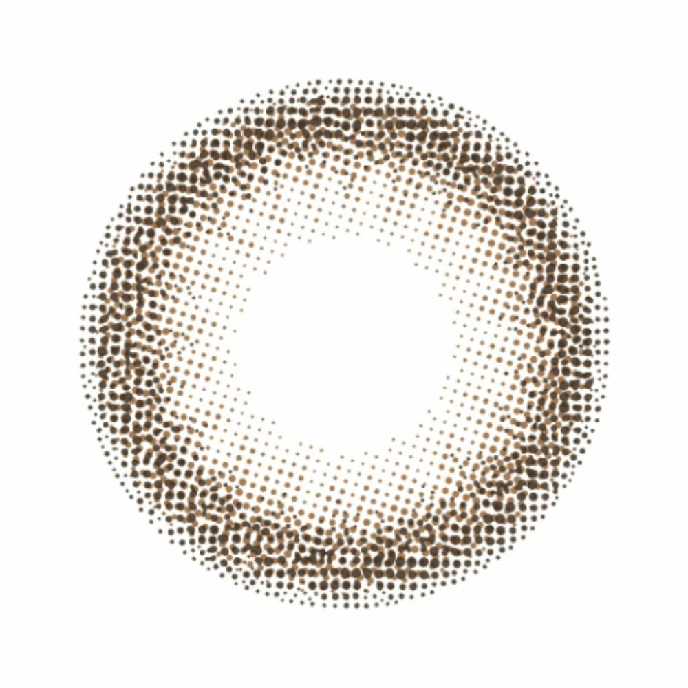 [1day] バンビヴィンテージ ピュアブラウン　レンズ画像