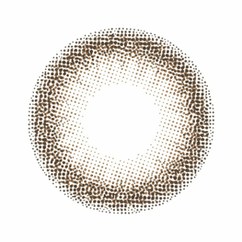 [1day] バンビヴィンテージ ピュアブラウン　レンズ画像