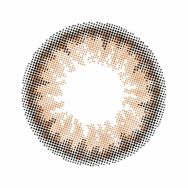 [1day] バンビヴィンテージ ナチュラルブラウン　レンズ画像