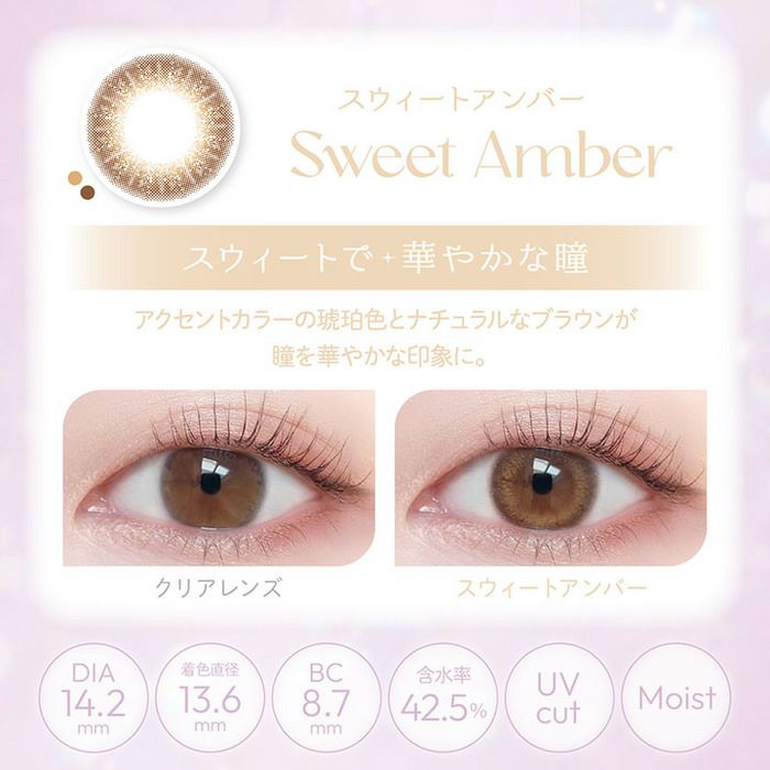 ビューム スウィートアンバー　レンズスペック