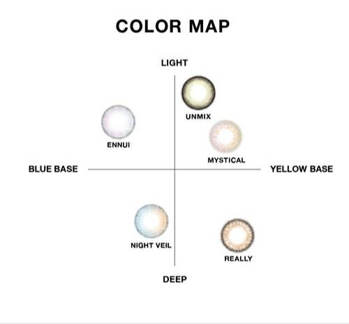 ヴァニタス (VNTUS) カラコン ミスティカル カラーラインナップ