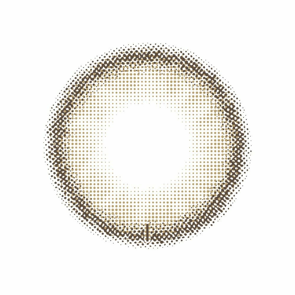 LumieU　TORIC　シナモンブラウン　レンズ画像