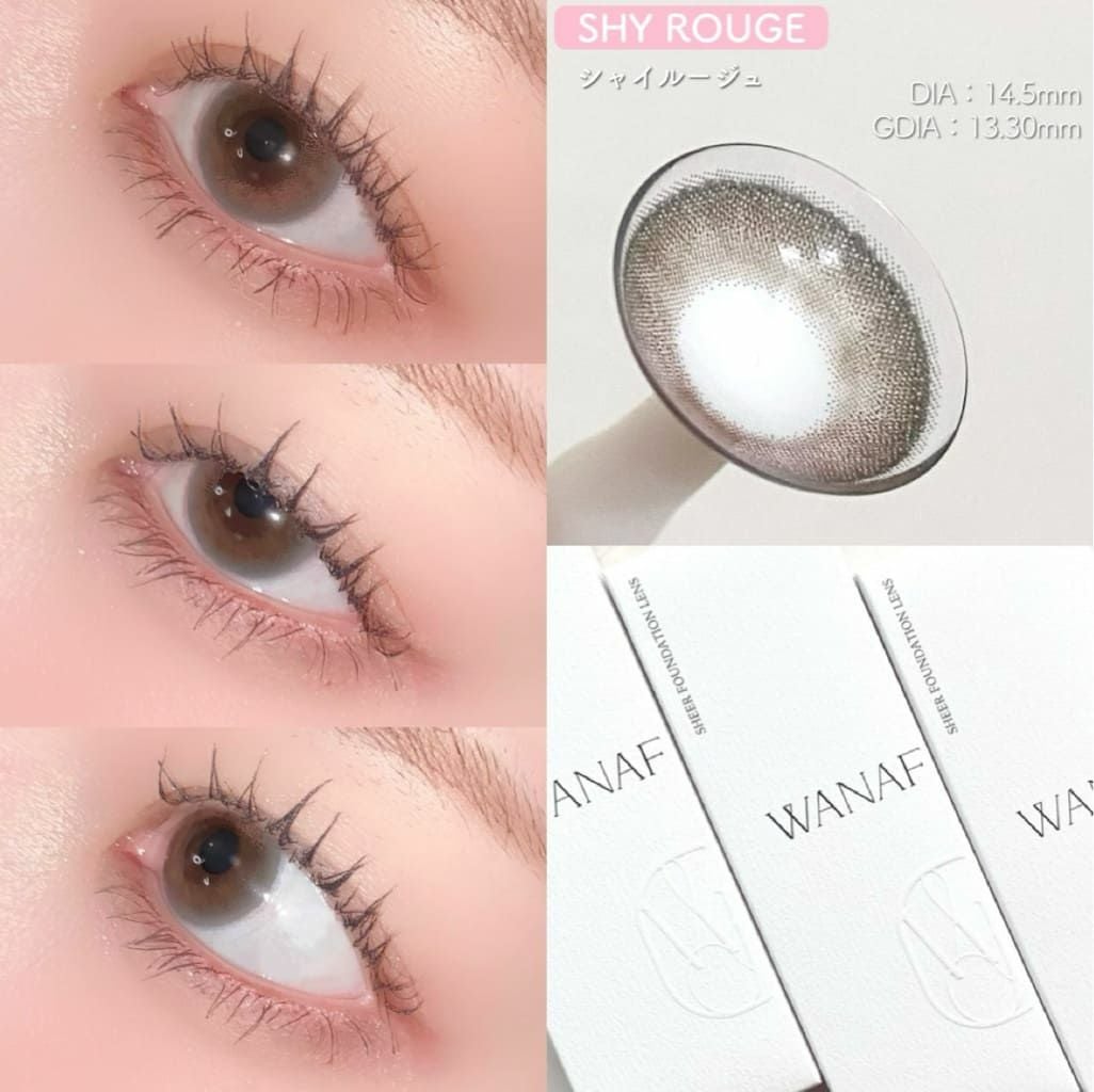 ワナフ (WANAF) カラコン - キムミンジュ  [1day] ワナフ シャイルージュ レポ画像