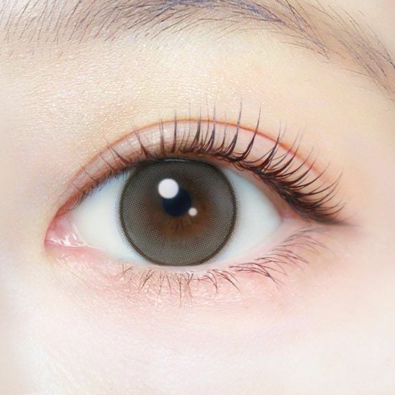 エバーカラーワンデーナチュラル パールスノーグレー 装用画像