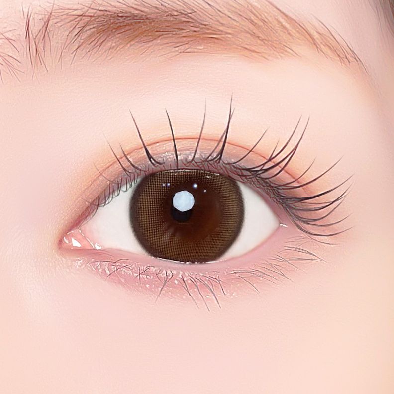 エーアイ （a-eye）カラコン - エスパ(aespa)  イエッピーブラウン 装用画像