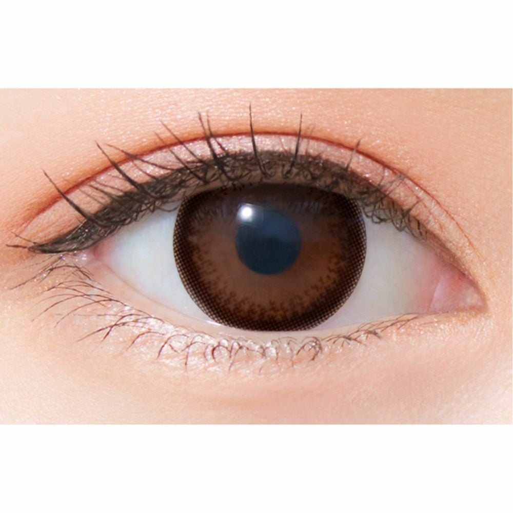  ネオサイトワンデー (Neo Sight 1day) カラコン - 白宮みずほ ブラウン　装用画像