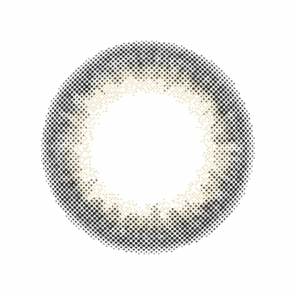 ルミアコンフォート2ウィークサークル 森絵梨佳　カラコン ルースブラック レンズ画像