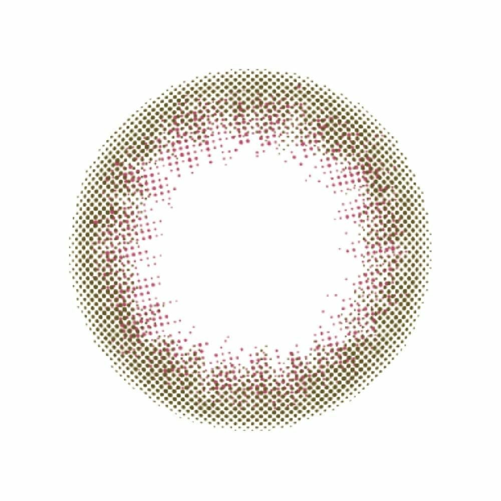 ルミアコンフォート2ウィークサークル 森絵梨佳　カラコン メロウカーキ　レンズ画像