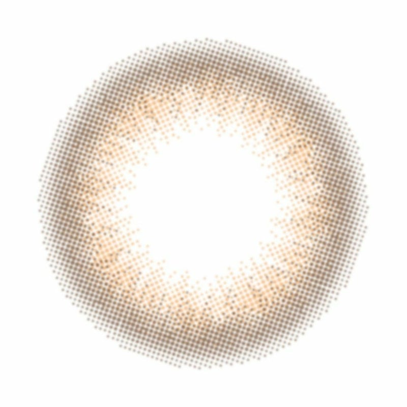 ジョイトゥジョイ　ミートブラウン　カラコン　レンズ画像