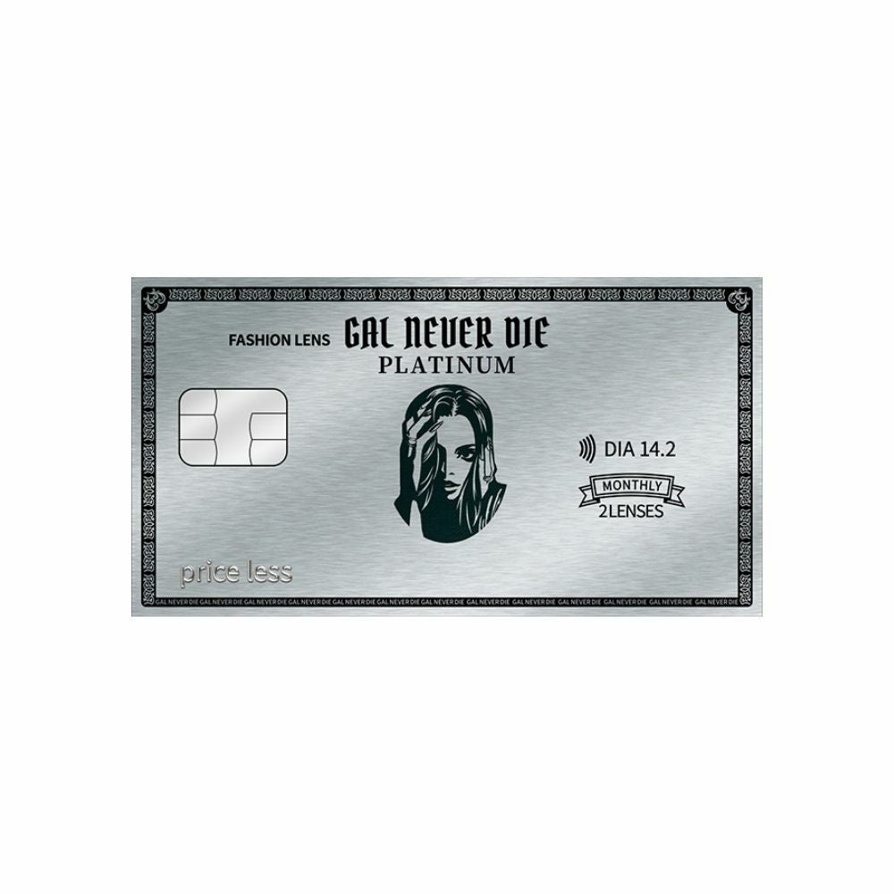  ギャルネバーダイ マンスリー(GAL NEVER DIE) カラコン - ちゃんみな　プライスレス　パッケージ画像