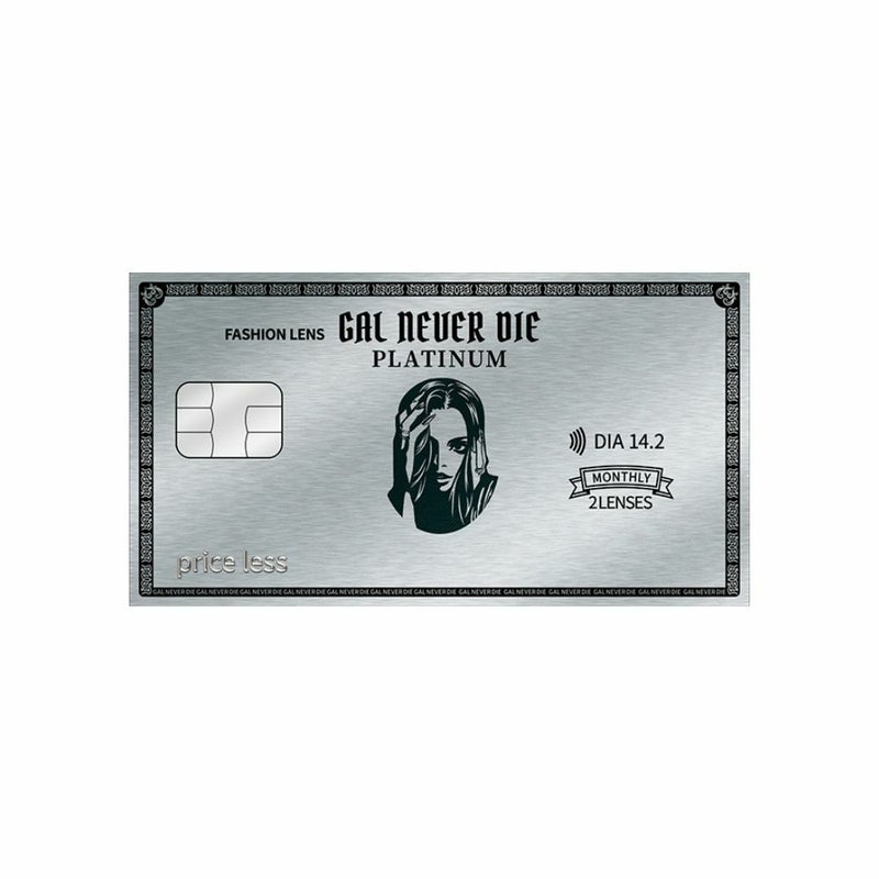  ギャルネバーダイ マンスリー(GAL NEVER DIE) カラコン - ちゃんみな　プライスレス　パッケージ画像