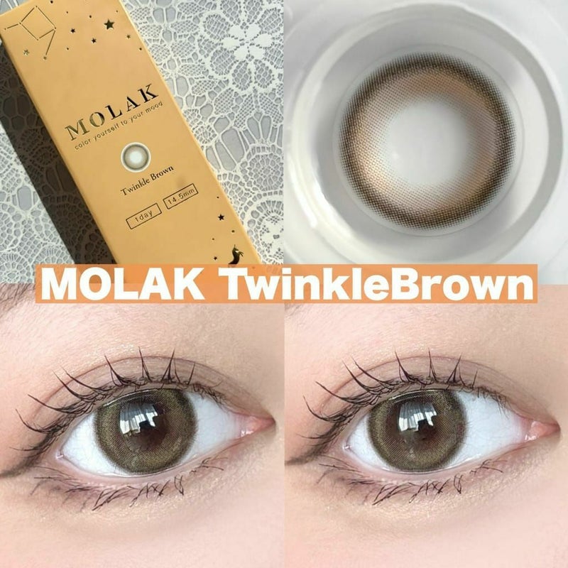 トゥインクルブラウン　装用画像