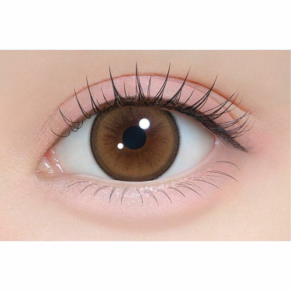 シャプン (Chapun) カラコン - 齊藤なぎさ (なーたん) きらゆめブラウン 公式装用画像