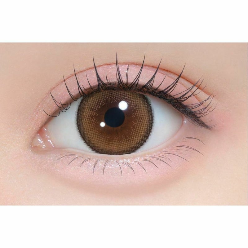 シャプン (Chapun) カラコン - 齊藤なぎさ (なーたん) きらゆめブラウン 公式装用画像