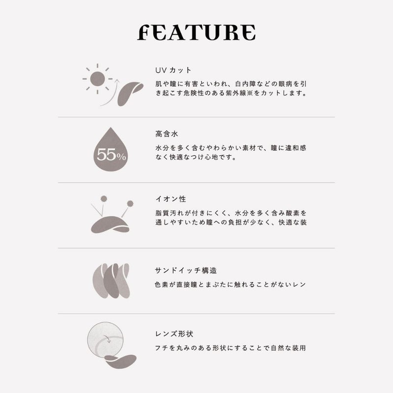 クレイネル(Clainel) カラコン - 　ムーンブラウン　フューチャー