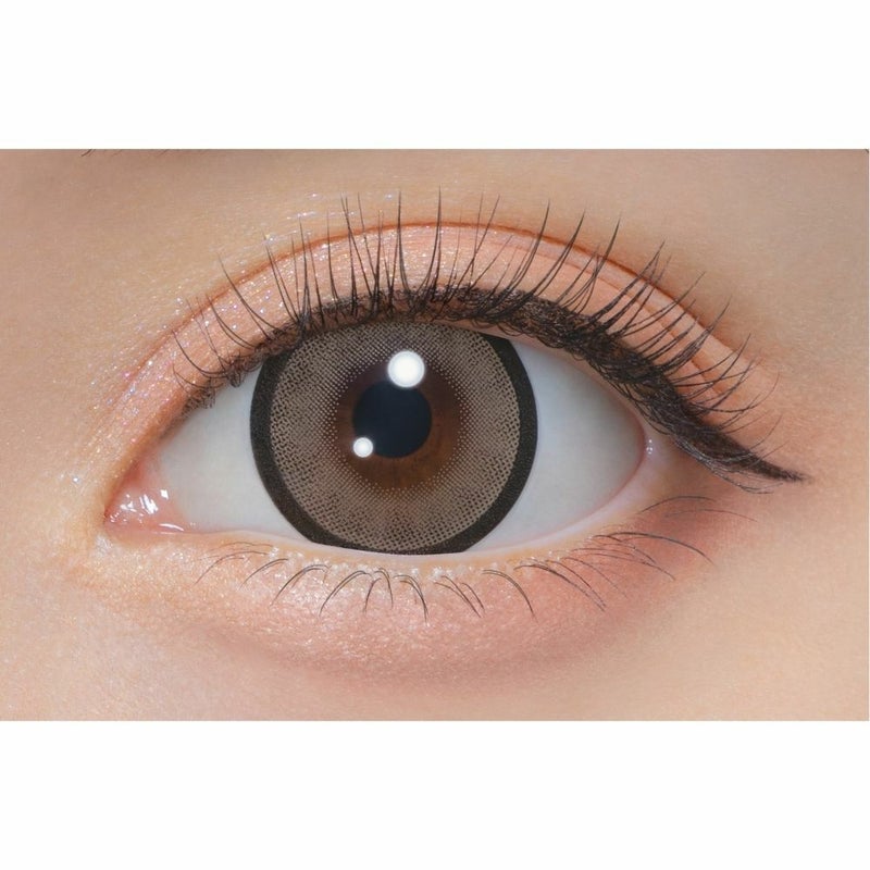 ミシュー (michou) カラコン - 進撃のノア ワンデー ビスケットベージュ 装用画像