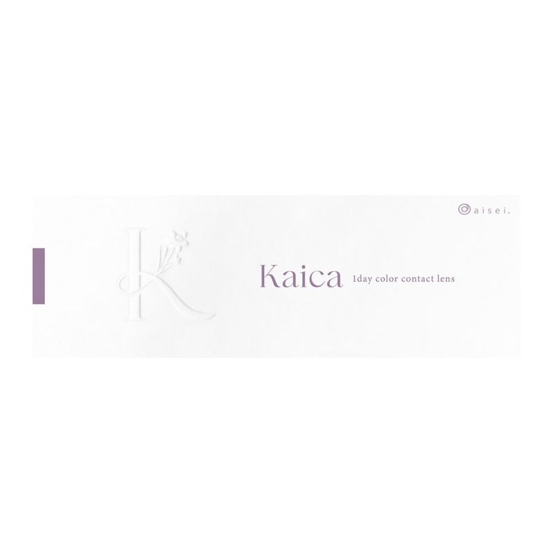 カイカ (Kaica) カラコン - ワンデー 月絃ベージュ　パッケージ