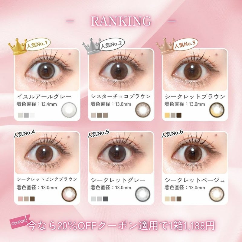 オマイオ (OMYO) カラコン 1month オマイオ シークレットベージュ ランキング