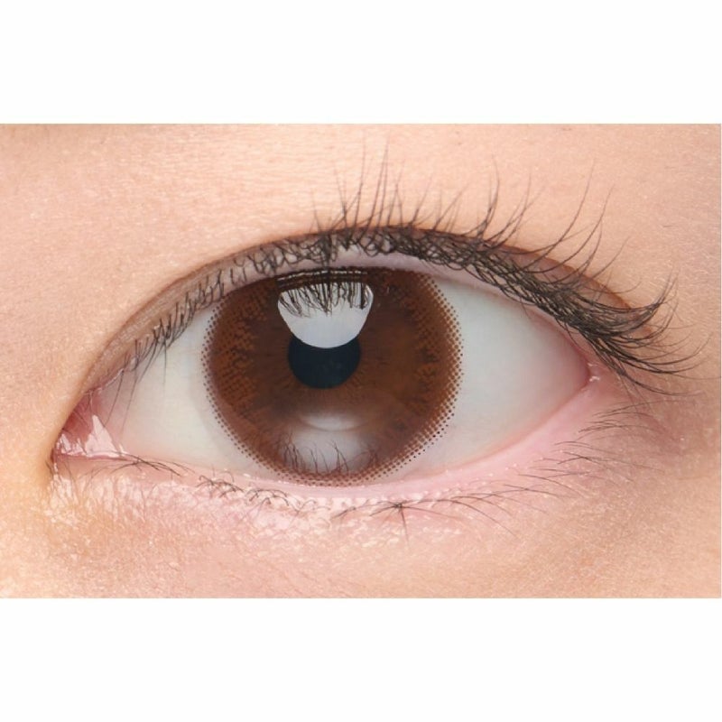 アーティラル (ARTIRAL) カラコン [1day] アーティラル高含水 ブラウン 装用画像