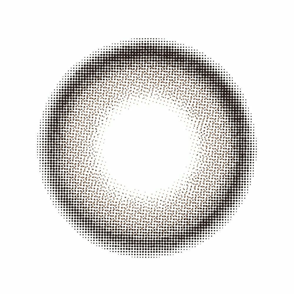  メロール(melloew) カラコン - 「めるる」こと生見愛瑠イメージモデル [1day] メロール モカパウダー レンズ画像