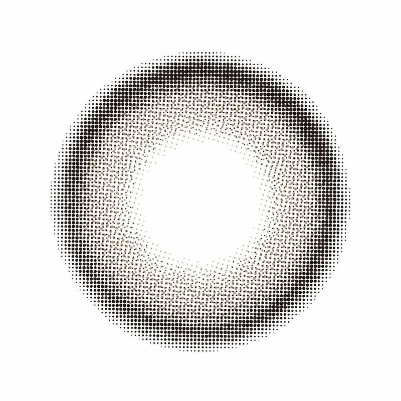  メロール(melloew) カラコン - 「めるる」こと生見愛瑠イメージモデル [1day] メロール モカパウダー レンズ画像