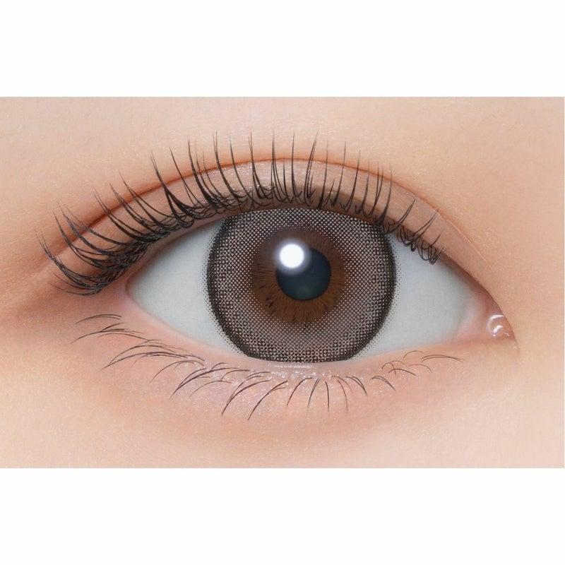 メロール(melloew) カラコン - 「めるる」こと生見愛瑠イメージモデル  [1day] メロール トリュフグレー 装用画像