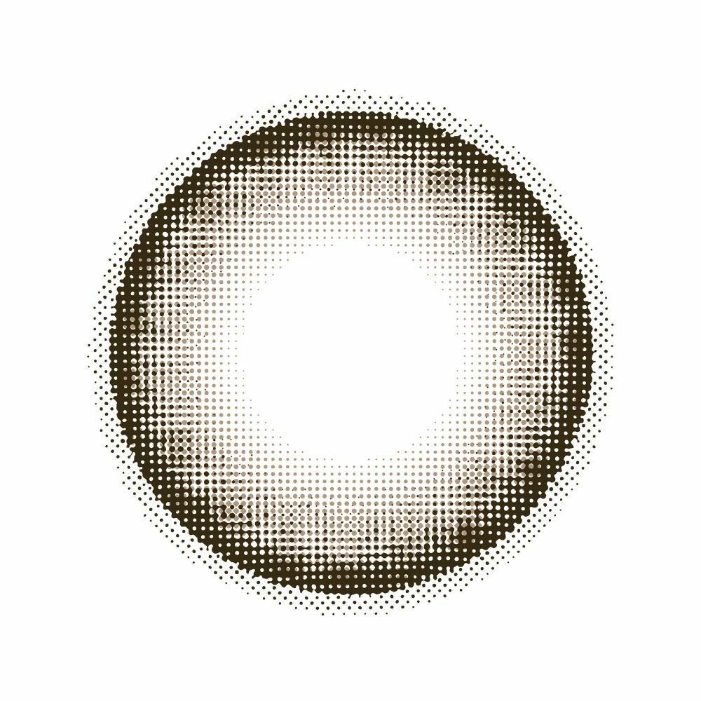 メロール(melloew) カラコン - 「めるる」こと生見愛瑠イメージモデル  [1day] メロール トリュフグレー レンズ画像