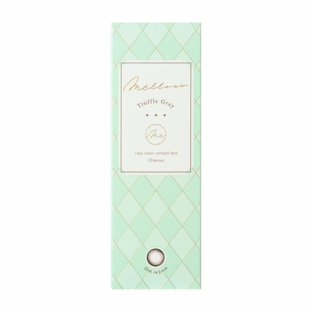 メロール(melloew) カラコン - 「めるる」こと生見愛瑠イメージモデル  [1day] メロール トリュフグレー パッケージ画像