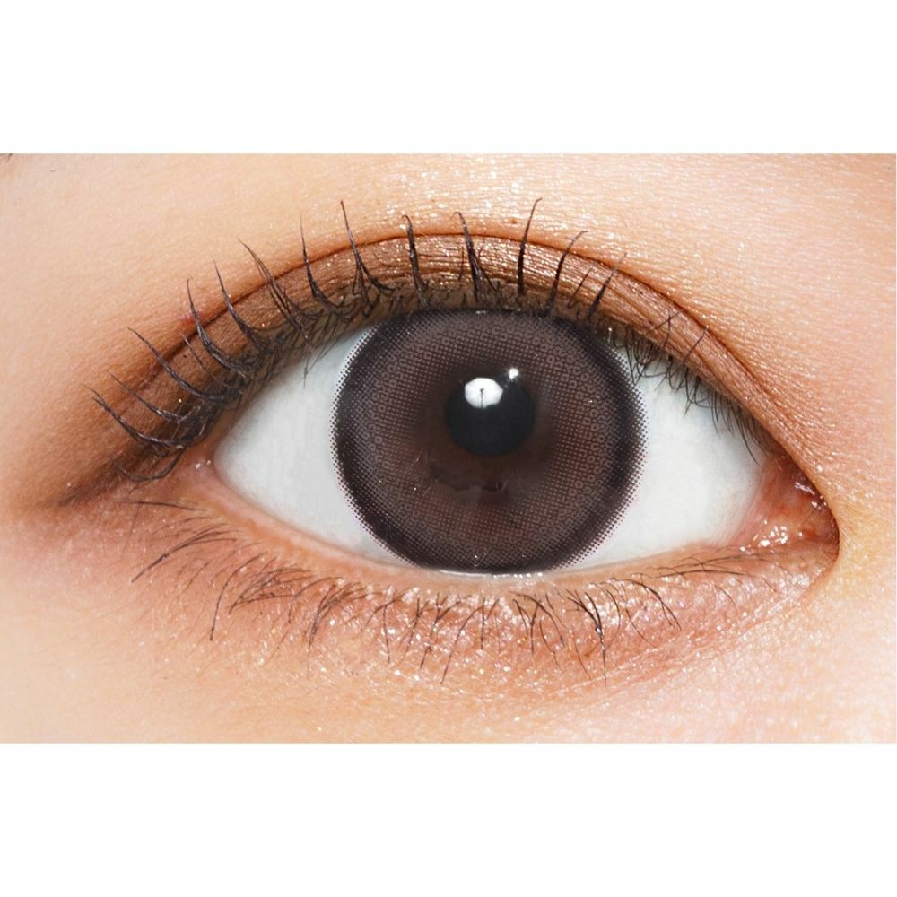 ウユ (Uyu) カラコン - あやちゃん [1day] ウユ ココブラウンジュ 装用画像