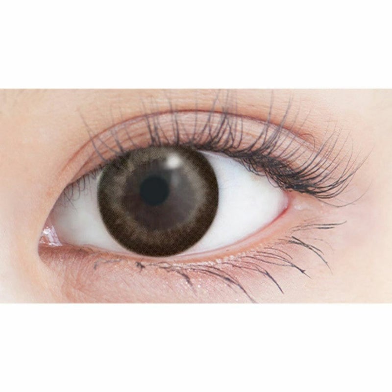 ジェニッシュ (GENISH) カラコン - 緩苺(ゆるめ) [1month] ジェニッシュ キャラメル 装用画像