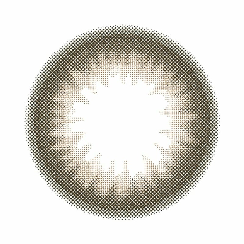 ジェニッシュ (GENISH) カラコン - 緩苺(ゆるめ) [1month] ジェニッシュ キャラメル レンズ画像